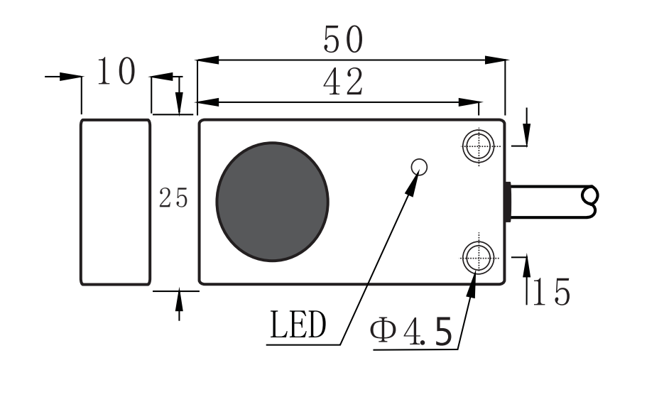 B25 Flat Proximity Switch