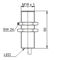 M18 Plastic Capacitive Proximity Switch M18 Plastic Capacitive Proximity Switch
