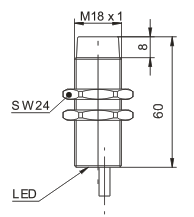 M18 High Temperature Resistance Proximity Switch (150℃)