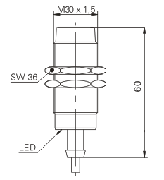 M30 High Temperature Resistance Proximity Switch (150℃)