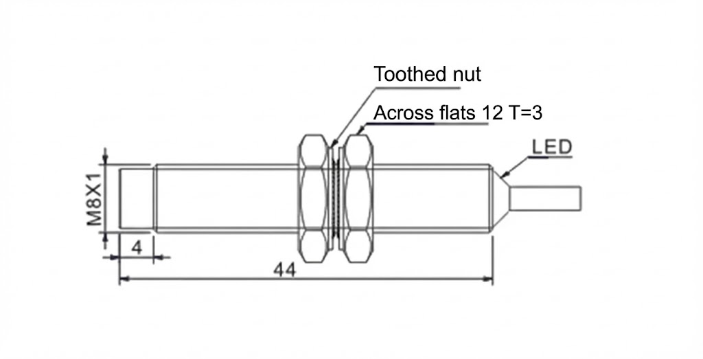 DC two-wire sensor KJN08-04HC