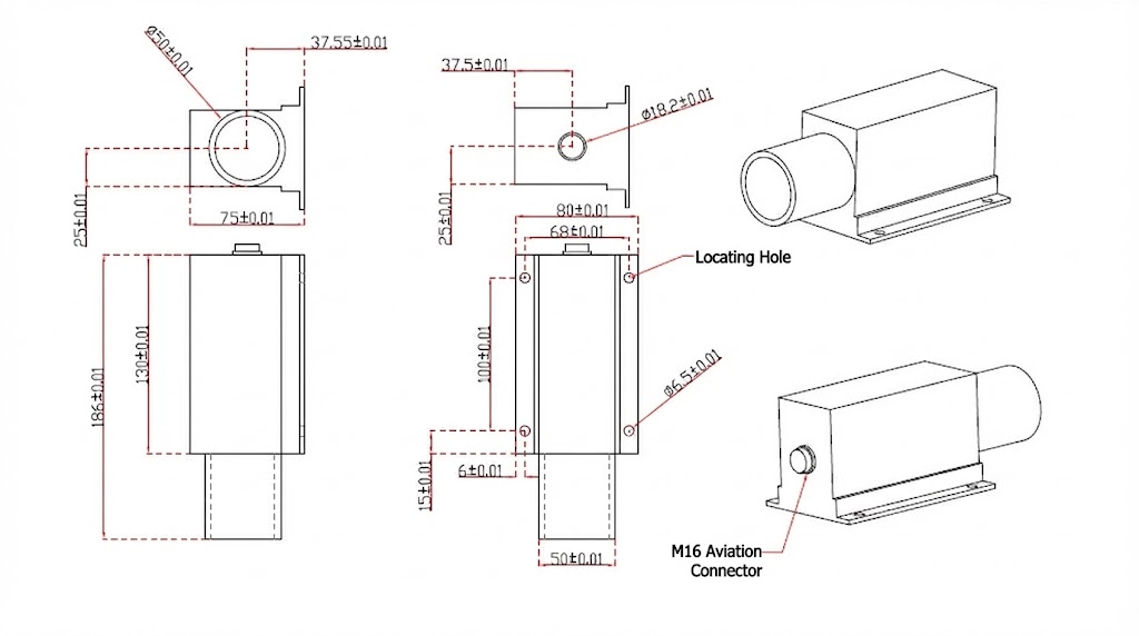 KJGL-A1 High Temperature Laser Rangefinder KJGL-A1 High Temperature Laser Rangefinder