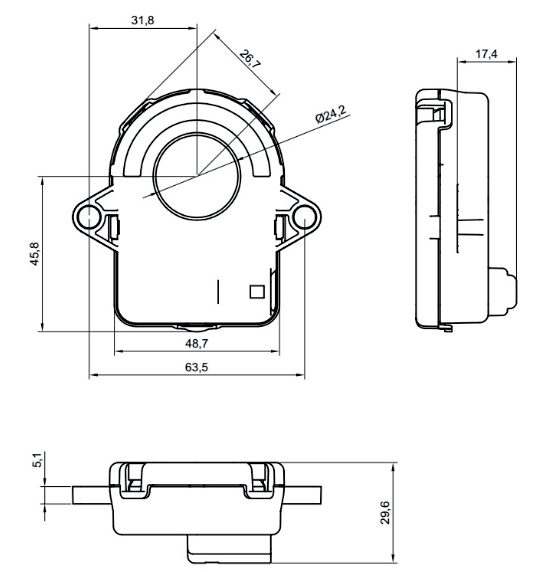 STW-HIB500C DC current sensor (Analog output) STW-HIB500C DC current sensor (Analog output)