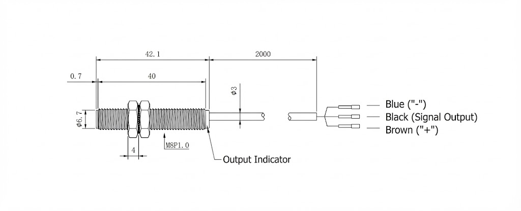 M30 Inductive Proximity Sensor - NPN NO/NC (Non-Flush) | Sense The World