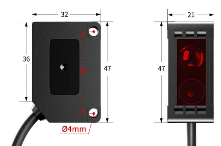 Long-range laser photoelectric sensor (905nm Class 3R) Long-range laser photoelectric sensor (905nm Class 3R)