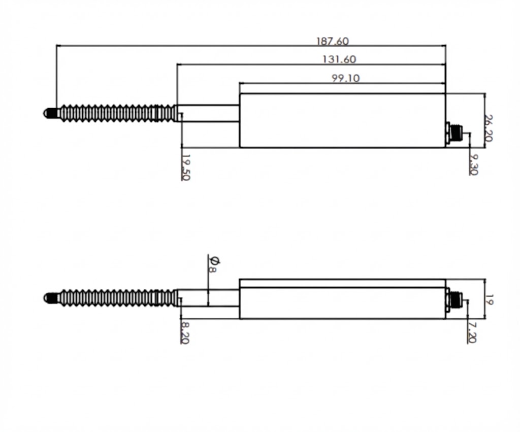Optical grating displacement sensor (RS485/Modbus) Optical grating displacement sensor (RS485/Modbus)